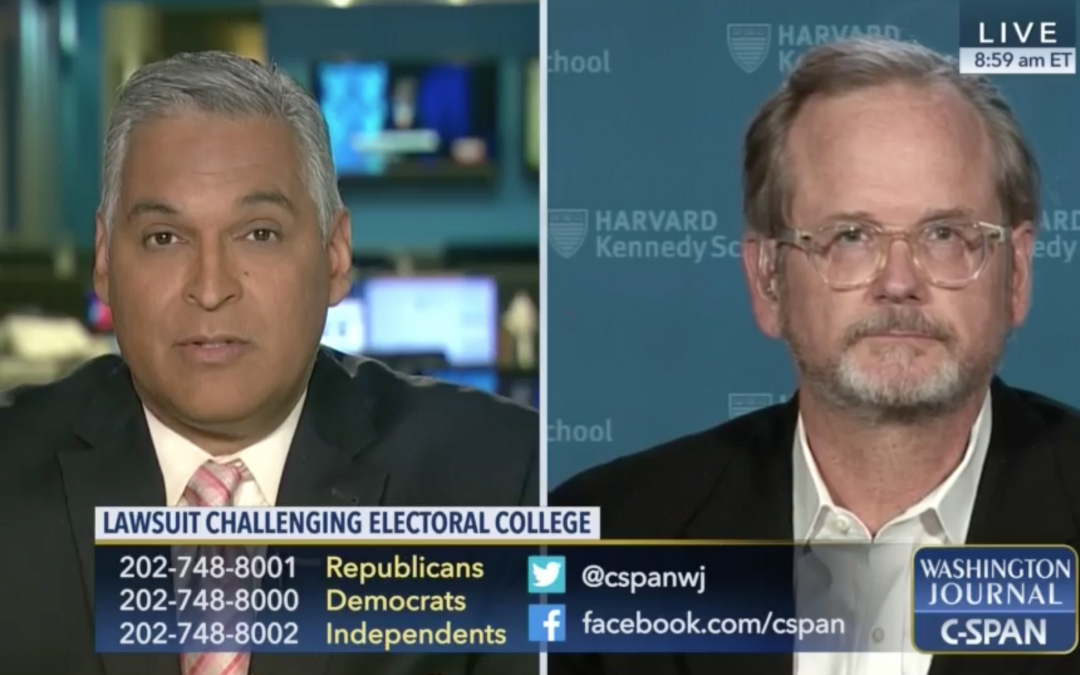 C-SPAN: Lawrence Lessig on Legal Challenges to the Electoral College