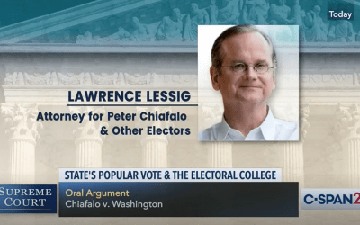 Harvard Law Today: Lessig, who argued on behalf of ‘faithless electors,’ responds to the Supreme Court’s decision